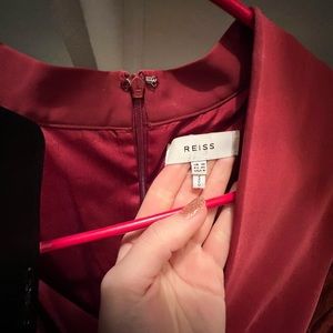 Reiss size 6 red dress